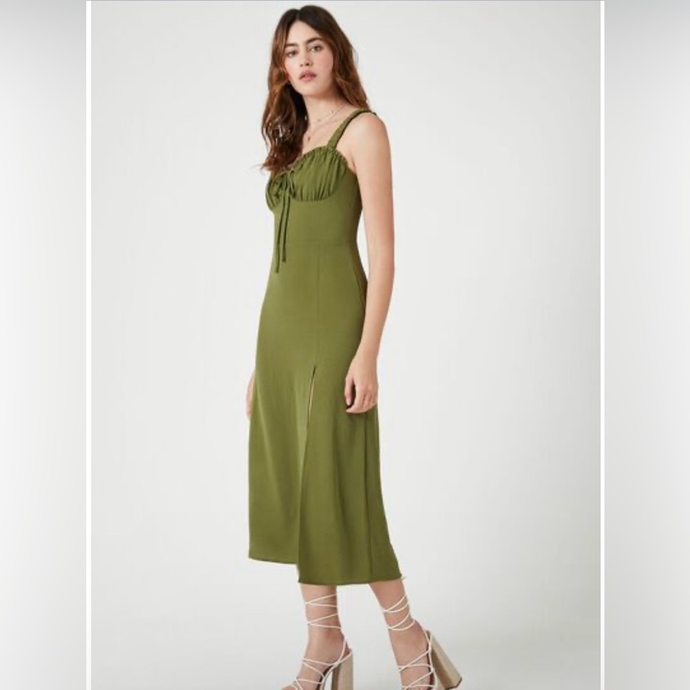 Elegant Vanilla Midi Dress